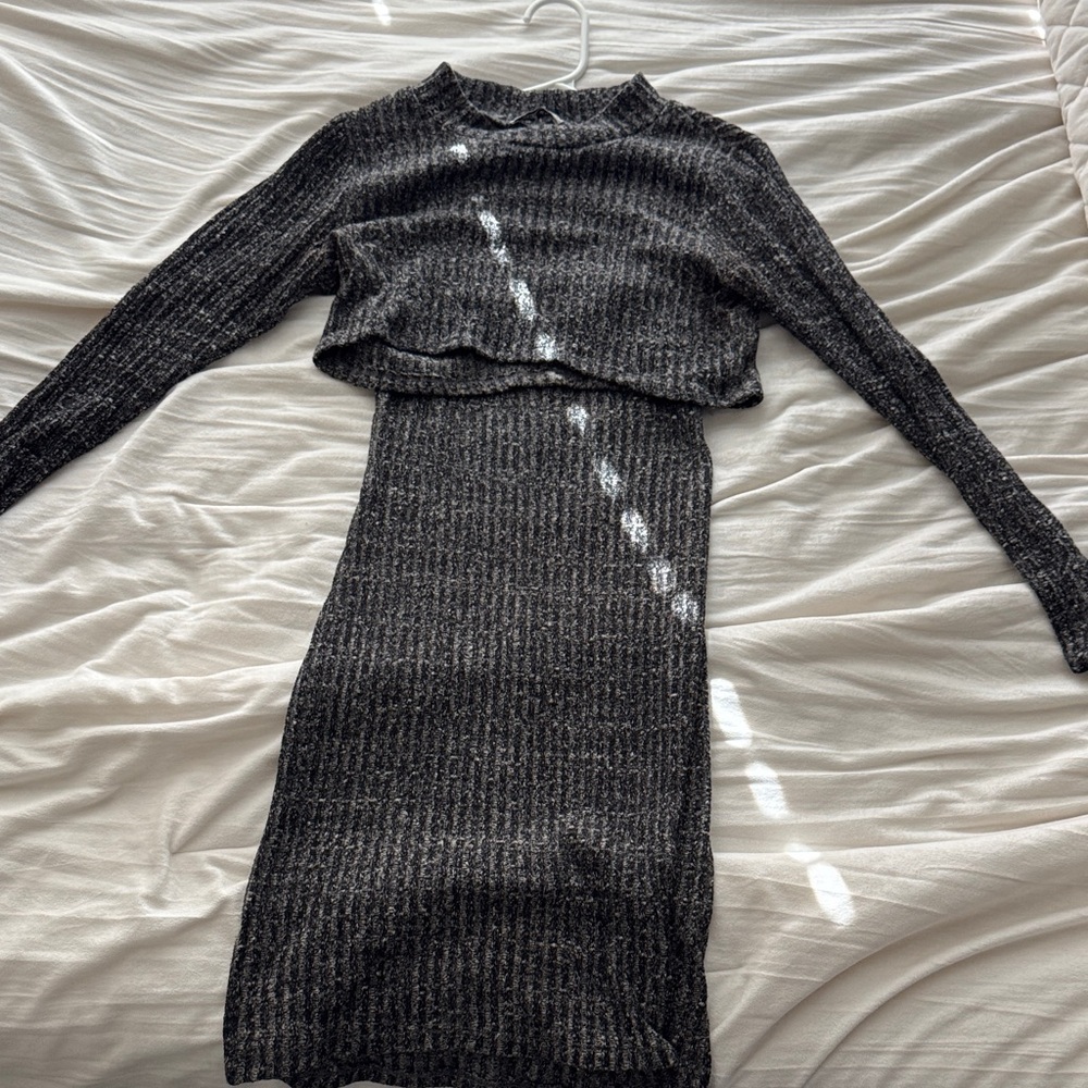 Elegant Black Knit Dress